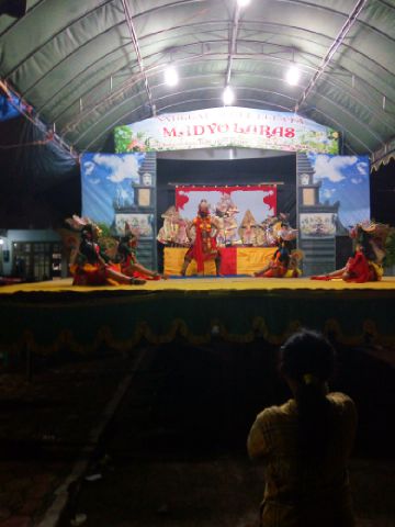 Ujian Repertoar I Wayang Topeng Jatiguwi Jatigui “Panji Laras Kembar”.