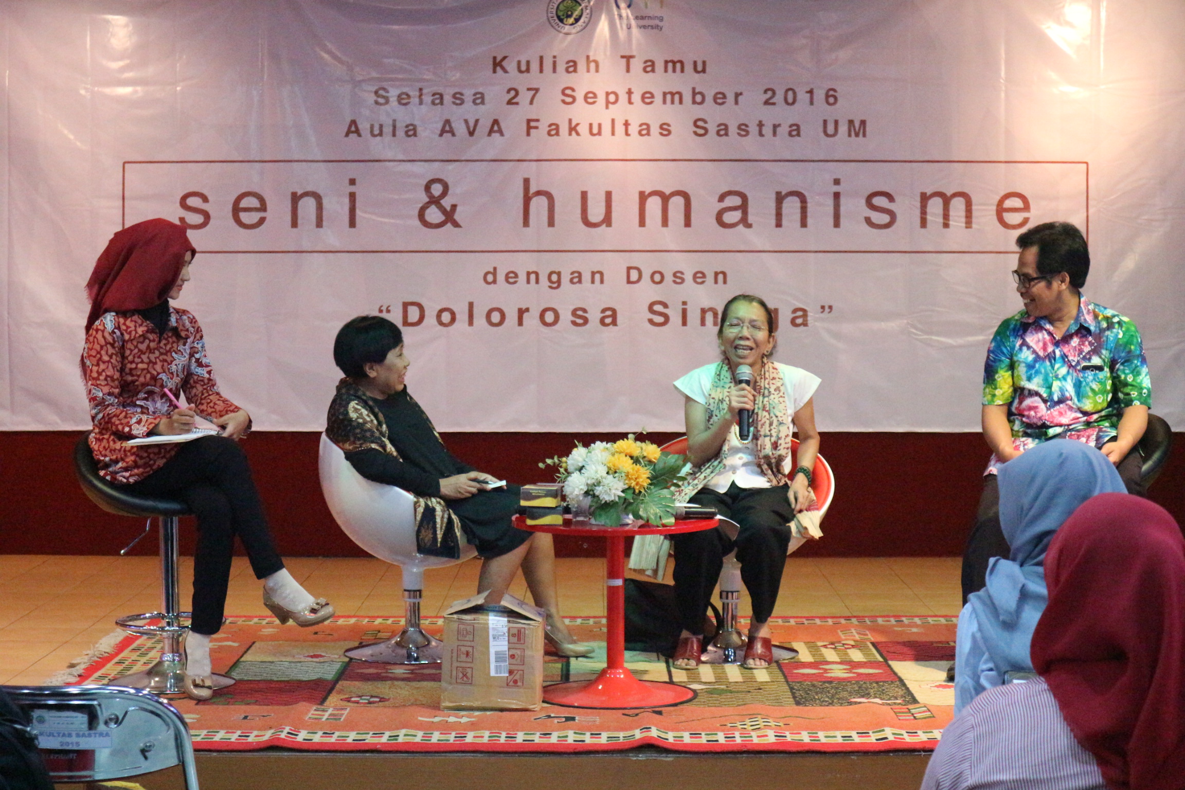 Kuliah Tamu “Seni dan Humanisme” Prodi Seni Rupa Jurusan Seni dan Desain