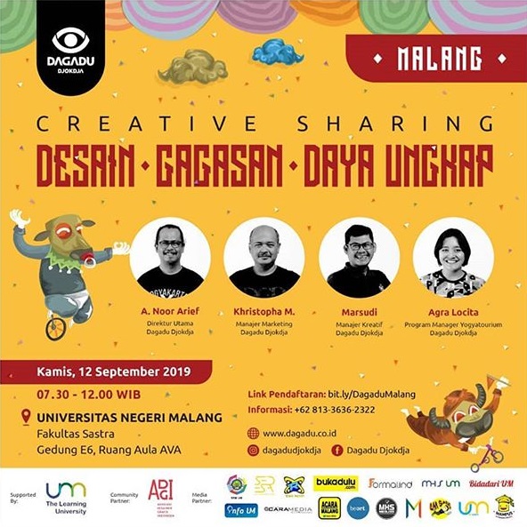DKV UM: Desain-Gagasan-Daya Ungkap, Workshop Bersama Dagadu Djokdja