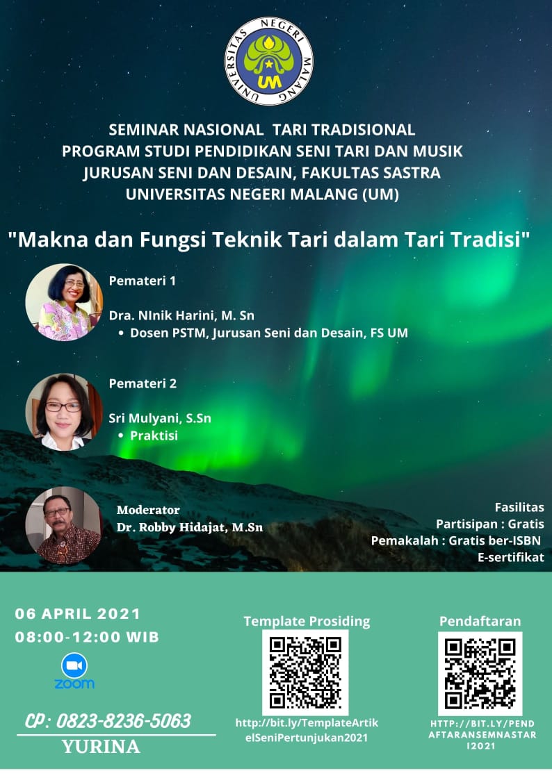 Seminar Nasional : Makna dan Fungsi Teknik Tari dalam Tari Tradisi