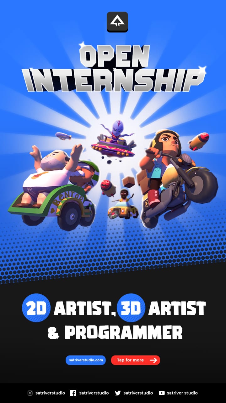 Satriver Open Internship – 2D & 3D Artist