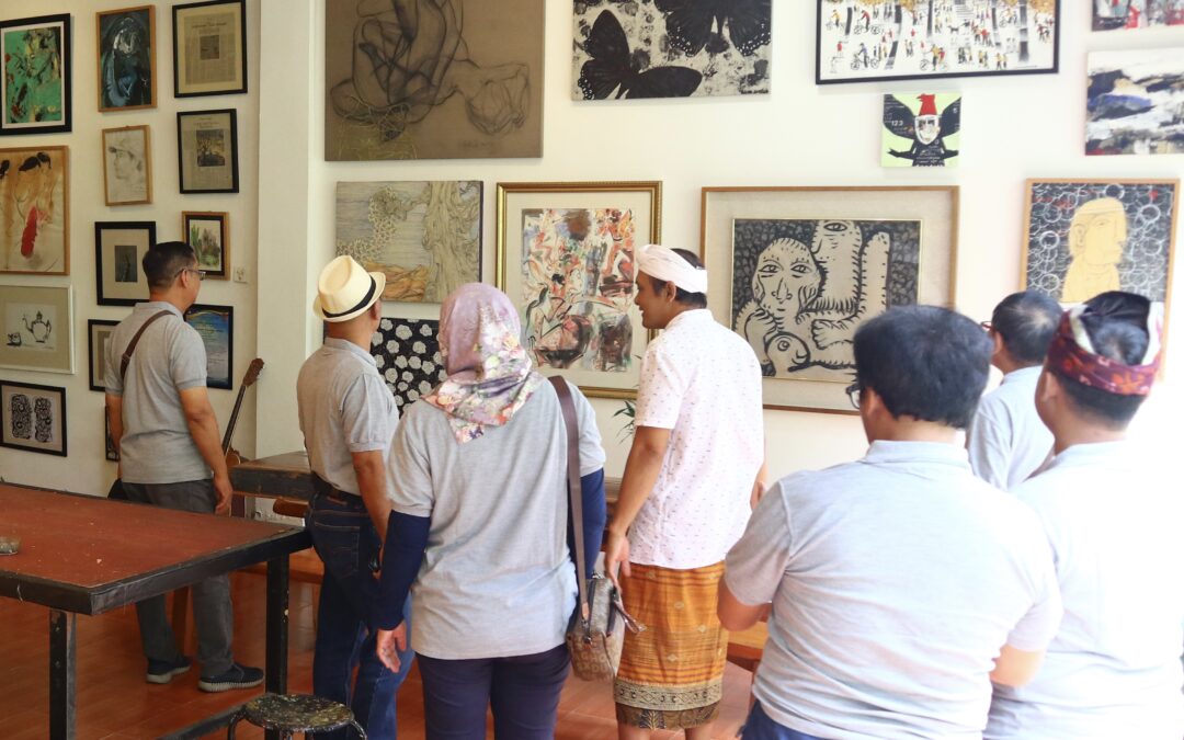Perkuat Kerja Sama dengan Dunia Usaha dan Dunia Industri Dengan Menggandeng Galeri Seni Lukis  di Bali